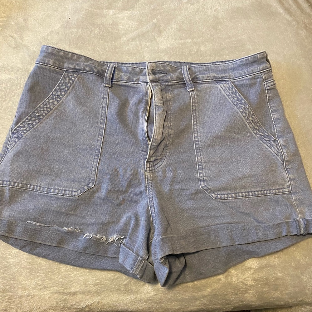 Women's Blue Denim Shorts